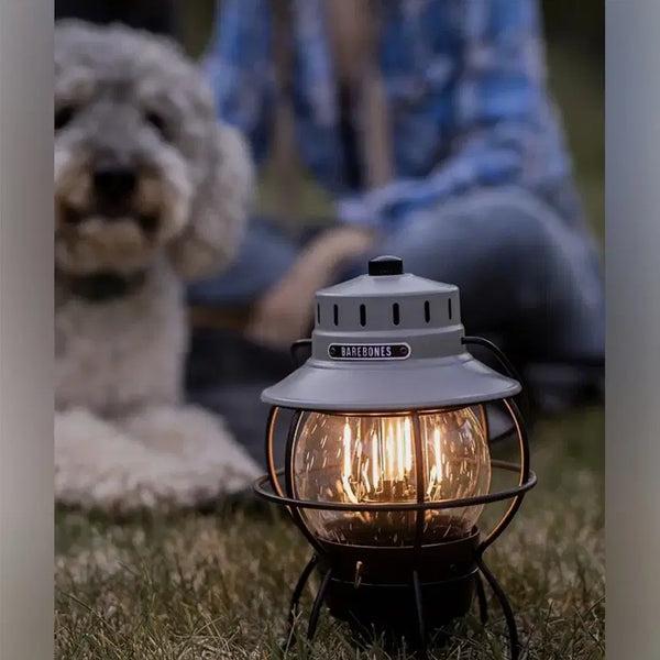 [BUNJANG] Barebones Railroad Lantern Slate Gray (Set of 3) / 새상품) 베어본즈 레일로드 랜턴 슬레이트 그레이 색상 3개