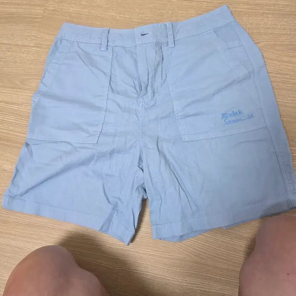[BUNJANG] Kodak Shorts Sky Blue 32 / 코닥 반바지 스카이블루 32