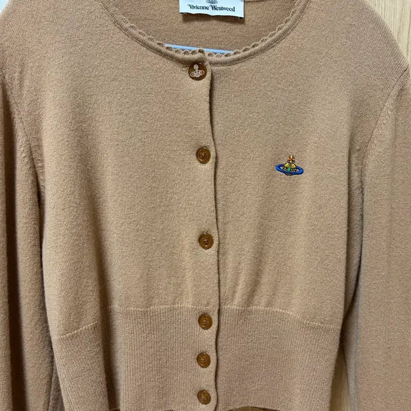 [BUNJANG] Vivienne Westwood Cashmere Crop Cardigan (M) / [무료배송]정품 비비안웨스트우드 크롭 가디건(M)