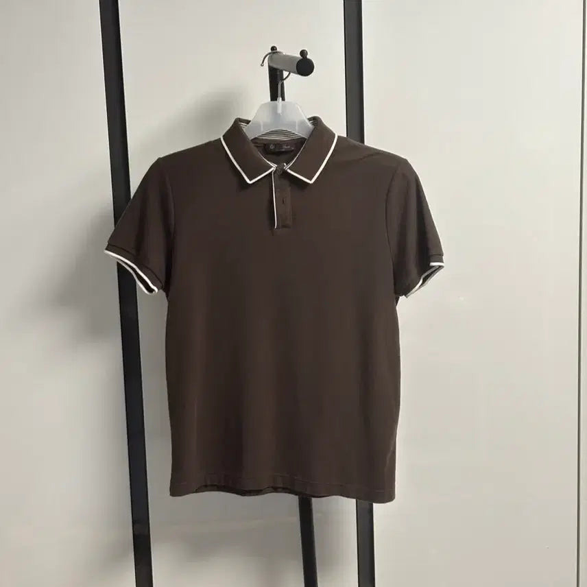 [BUNJANG] Loro Piana Brown Polo T-shirt Size S / [S사이즈] 로로피아나 브라운 카라티