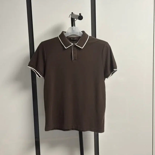 [BUNJANG] Loro Piana Brown Polo T-shirt Size S / [S사이즈] 로로피아나 브라운 카라티