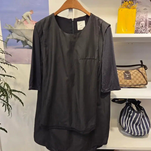 [BUNJANG] KUHO Layered Vest T-Shirt / 구호 베스트 레이어드 티셔츠