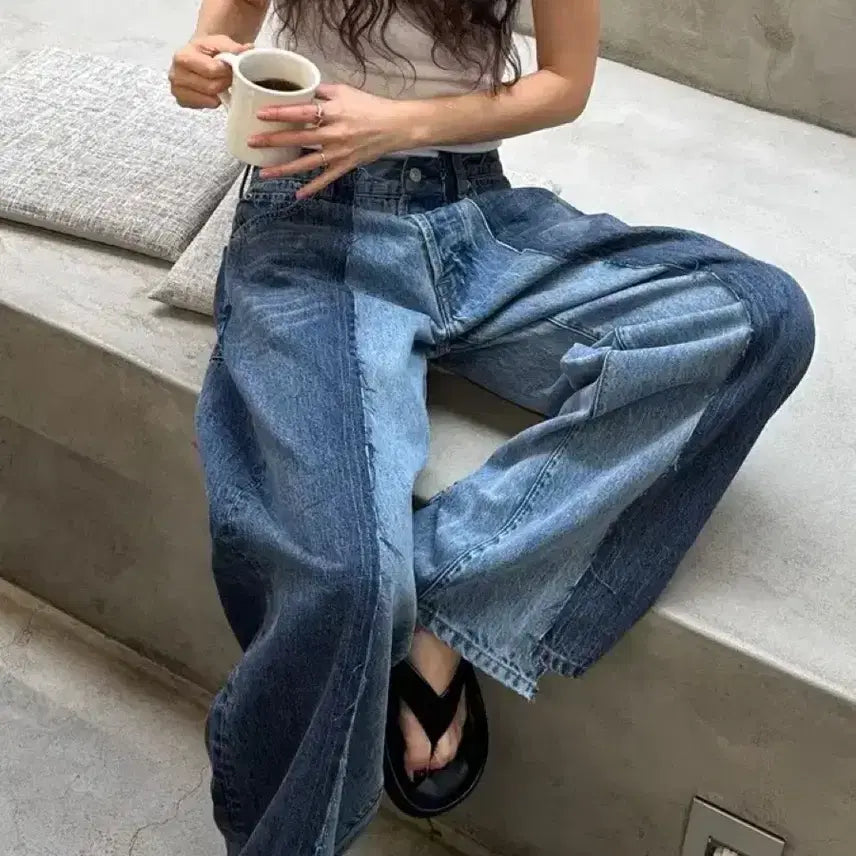 [BUNJANG] Allightz Wide Denim Pants / 새상품) Allightz 올라이츠 팝업데님 S (와이드 데님팬츠)