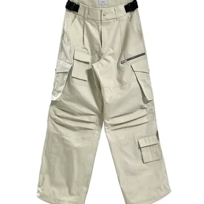 [BUNJANG] OMO Service Cargo Cotton Pants Beige / OMO Service 오엠오 서비스