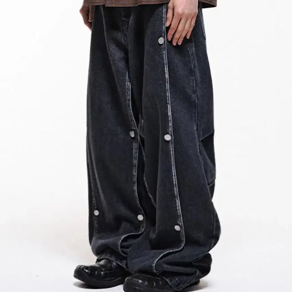 [BUNJANG] The Coldest Moment TCM Canton Denim Pants Black / 더콜디스트모먼트 TCM canton denim pants (black)