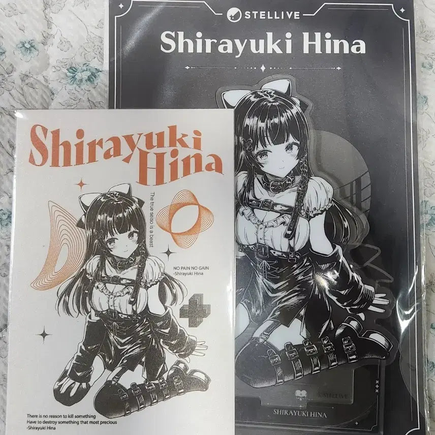 [BUNJANG] Stellive Shirayuki Hina Acrylic Stand & Postcard Set / 스텔라이브 더현대 시라유키히나 아크릴 스탠드,엽서