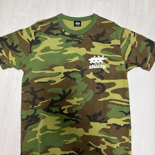 [BUNJANG] Stussy Camo T-Shirt / 스투시 카모 반팔티