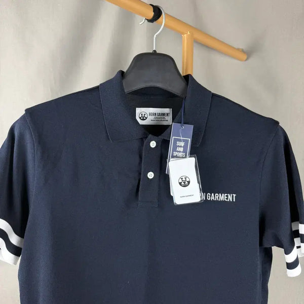[BUNJANG] Hogments 23SS RIB Knit Short-Sleeve Polo Golf Shirt / S ) 23SS 매장판새상품 혼가먼트 RIB 폴로 골프 니트반팔