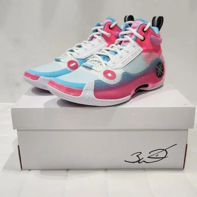 [BUNJANG] Li-Ning WOW 10 Mid 'South Beach' Basketball Shoes / [최종가격][새상품][270]리닝 WOW 10 미드 'South beach'