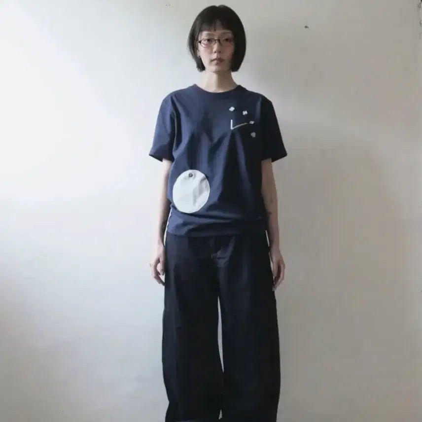 [BUNJANG] The Coldest Moment TCM Pape T (Navy) / 더콜디스모먼트 TCM pape T (navy)
