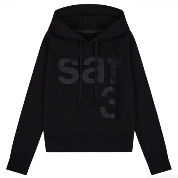 [BUNJANG] Safari Spot Women's Basic Safari Hoodie Black / 사파리스팟 우먼 1/2 베이직 사파리 후드 블랙