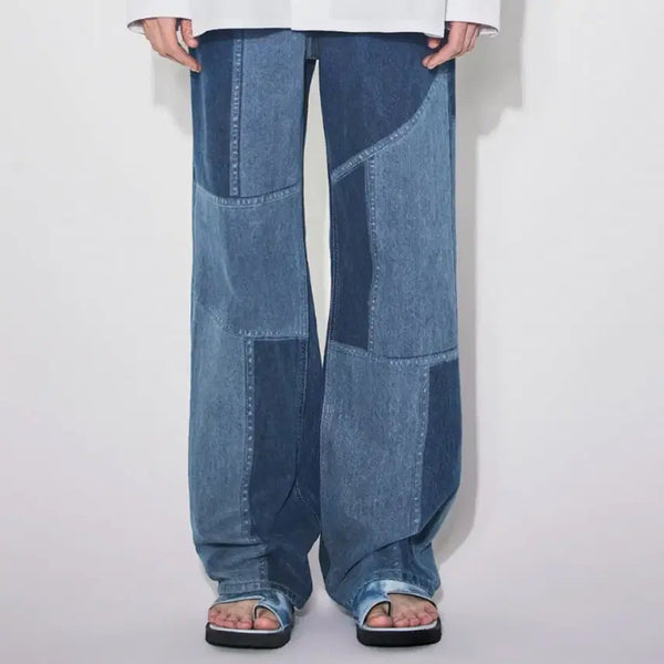 [BUNJANG] Maisonmined Patch Washing Denim Pants / 메종미네드 패치 워싱 데님 팬츠 46