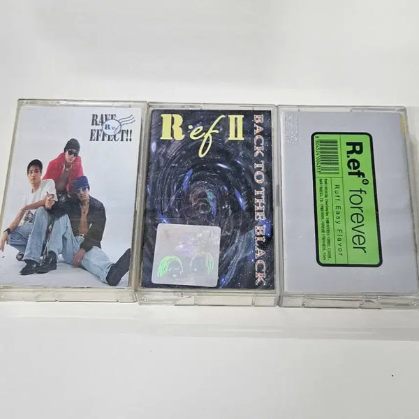 [BUNJANG] R.ef 1st, 2nd, 4th Album Tapes Bundle Set / 알이에프 (R.ef) 1집2집4집 3개일괄