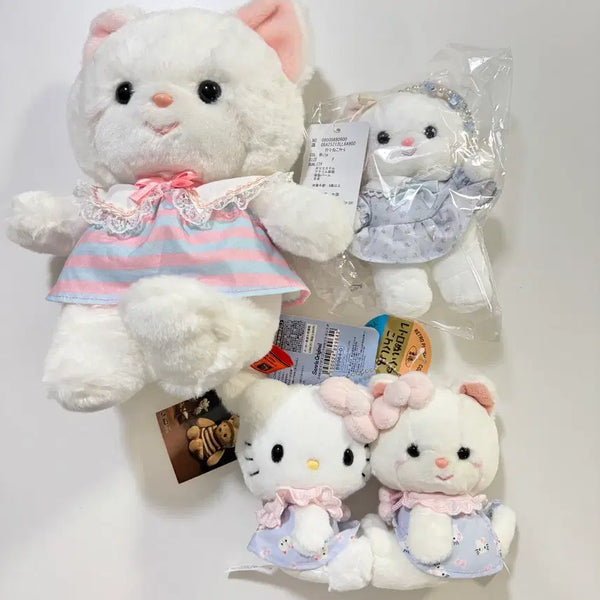 [BUNJANG] Sanrio Yoshitoku Hello Kitty Maison de FLEUR Mascot Plush Doll Bundle Set / 산리오 요시토쿠 헬로키티 고양이 메종드플뢰르 마스코트 누이구루미 일괄