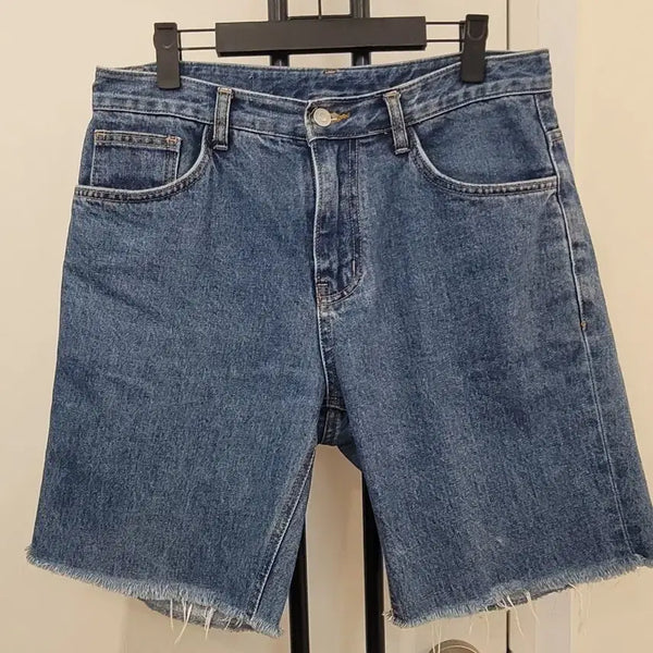 [BUNJANG] SLOWPOKE Regular Fit Cut-off Denim Shorts (Size 1 / 28-30) / 슬로우포크 SLOWPOKE 레귤러핏 커팅 데님 반바지 1사이즈 / 28~30