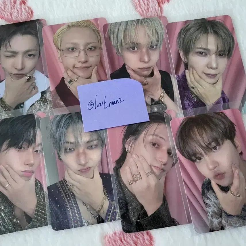 [BUNJANG] ATEEZ JJMUZE Agungppang Photocard Set (OT8) / ATEEZ jjmuze ot8 에이티즈 제이제이뮤즈 아궁빵 세트