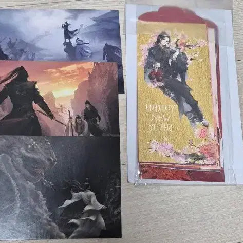 [BUNJANG] The Grandmaster of Demonic Cultivation New Year Stationery Set / 마도조사 신년 편지지(다른 디자인 12장 정도)