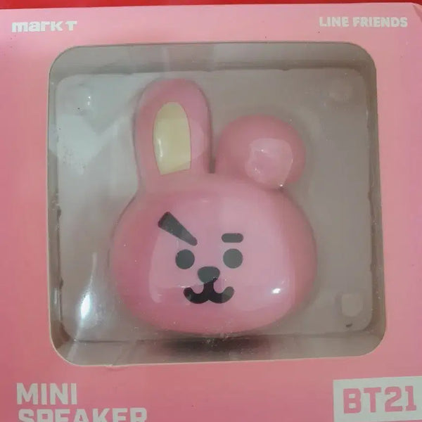[BUNJANG] BT21 Jungkook COOKY Mini Speaker Pink / BT21 미니 스피커  BTS정국 캐릭 쿠키