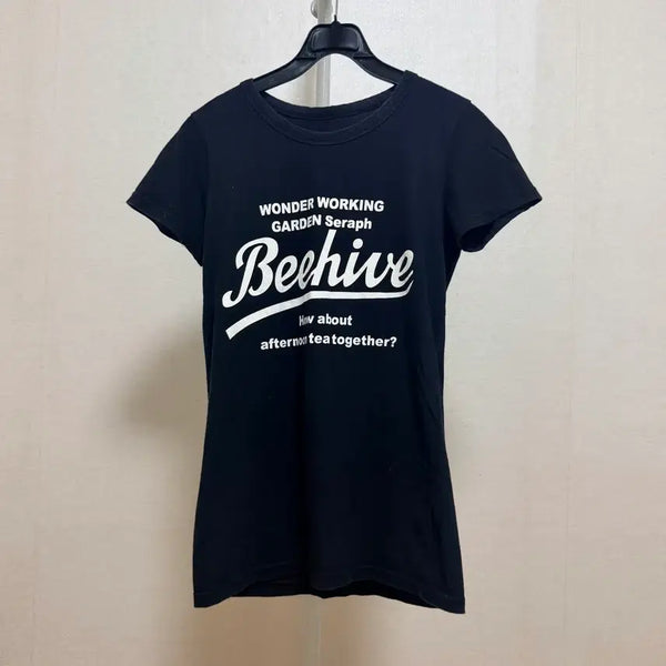 [BUNJANG] Slim Fit Short Sleeve T-Shirt (Black) / 슬림 반팔티
