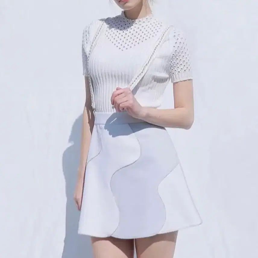 [BUNJANG] Jemunt Wave Skirt / 제이먼트 물결 스커트
