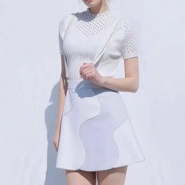 [BUNJANG] Jemunt Wave Skirt / 제이먼트 물결 스커트