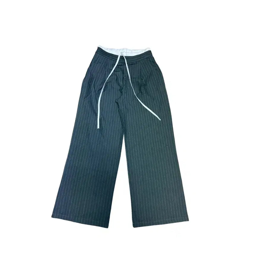 [BUNJANG] Acne Fit Striped Wide Leg Pants (M) / 아크네 핏 스트라이프 슬랙스 M 와이드 팬츠