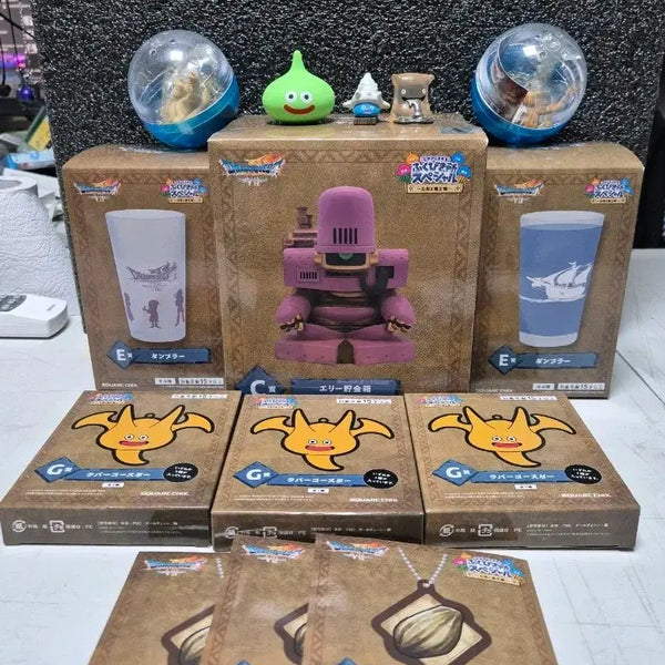 [BUNJANG] Dragon Quest Slime Piggy Bank & Figures Bundle Set / 드래곤퀘스트 c상 엘리 저금통 외 피규어 일괄