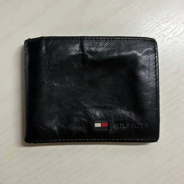 [BUNJANG] Tommy Hilfiger Men's Leather Bifold Wallet / (타미힐피거) 남성 가죽 반지갑