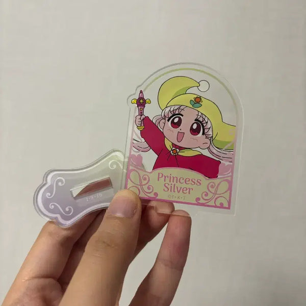 [BUNJANG] Dream Crayon Kingdom Princess Silver Acrylic Stand / 고전애니 꿈의 크레용왕국 공주 실버 아크릴 스탠드