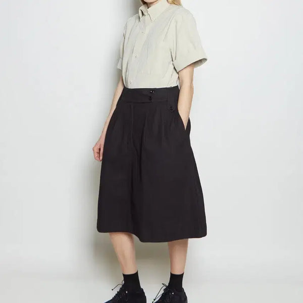 [BUNJANG] Margaret Howell Cotton Uniform Skirt Black / MHL 마가렛호웰 코튼 유니폼 스커트 블랙 M 새상품