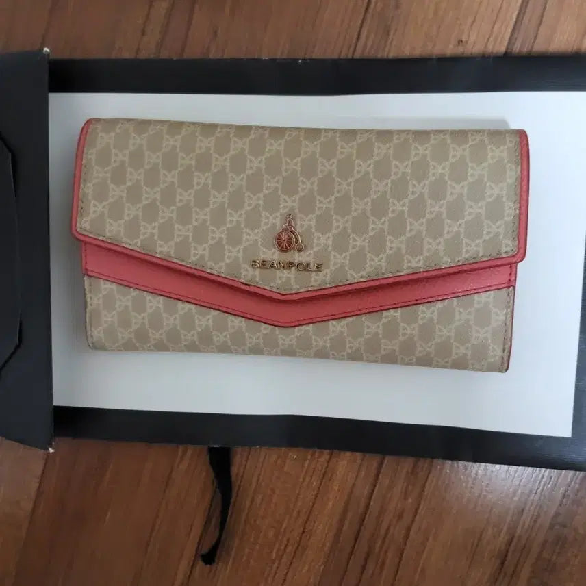[BUNJANG] Beanpole Long Wallet Beige / 빈폴 장지갑