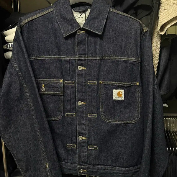 [BUNJANG] Carhartt WIP Belma Jacket Blue Rinsed M Size / 칼하트 wip 벨마 자켓 블루 린스드 M사이즈