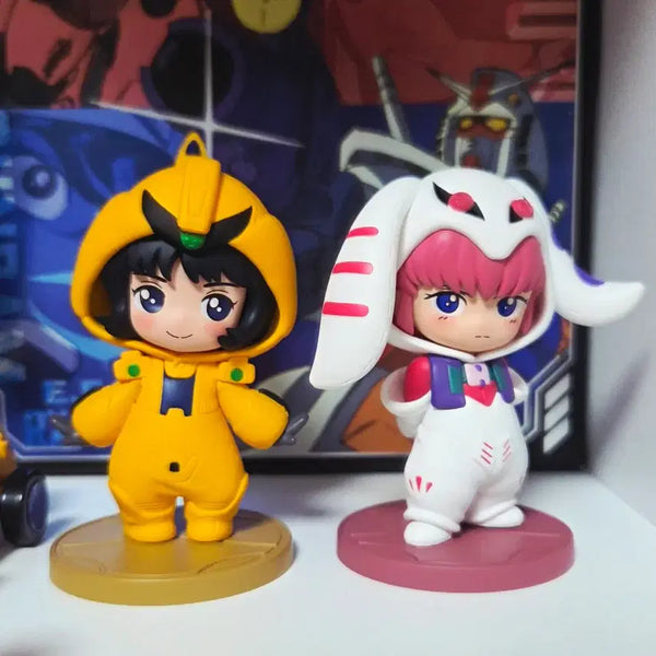 [BUNJANG] Gundam Pajamas Haman Karn & Hamon Figure Bundle / 건담 파자마 피규어 하만+화