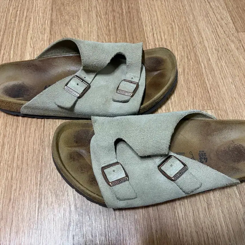 [BUNJANG] Birkenstock Zurich Taupe Wide Fit Sandals 280 / 280)버켄스탁 취리히 타우페 발볼넓음