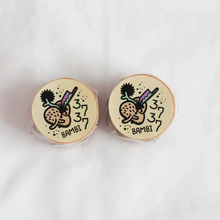 [BUNJANG] Bambi Artist Masking Tape Set (2 Pieces) / [미개봉] 3737 밤비 작가 마스킹 테이프 2개
