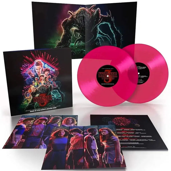 [BUNJANG] Stranger Things 3 OST LP Neon Pink (Sealed) / (미개봉) 기묘한 이야기3 ost lp 네온 핑크