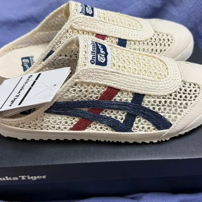 [BUNJANG] Onitsuka Tiger Mexico 66 Mule Shoes Cream/Macaw Blue / (새상품) 오니츠카 멕시코 66 뮬 마지막할인