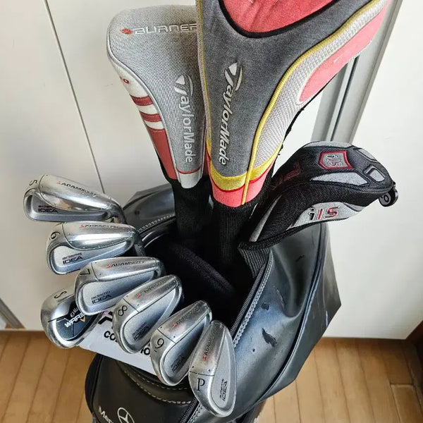 [BUNJANG] TaylorMade, Callaway, Adams, Mercedes-Benz Men's Full Golf Club Set with Caddy Bag / 골프채 풀세트 남성용
