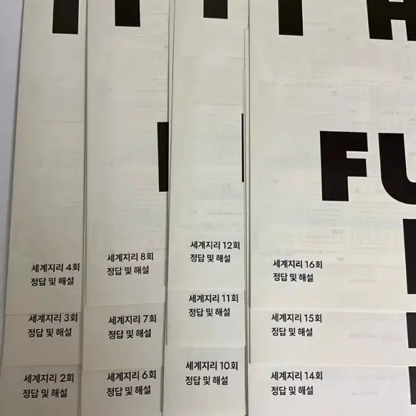 [BUNJANG] Gangnam Daesung 2027 CSAT Preparation World Geography The Full Mock Exam Series / 2027 수능대비 강남대성 세계지리 더풀 모의고사 ( 강k 서바이벌 엣지 .. )