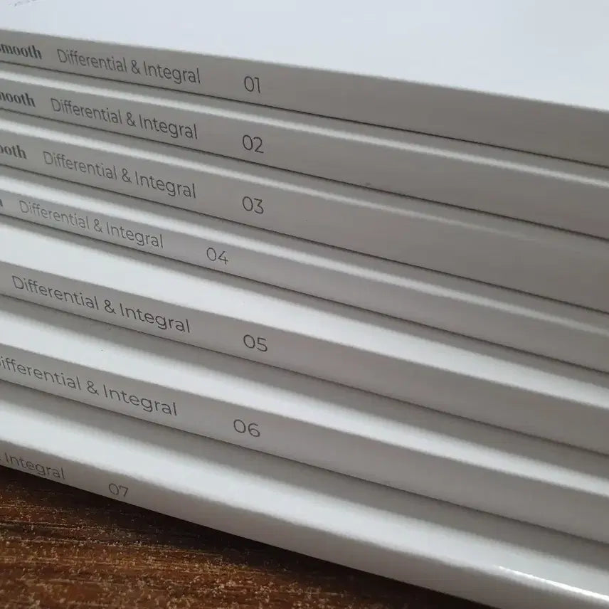 [BUNJANG] Sidae Injae Song Jun-hyeok SMOOTH Calculus Vol. 01-07 Full Set / 2027 시대인재 송준혁 SMOOTH 미적 01~07 전권