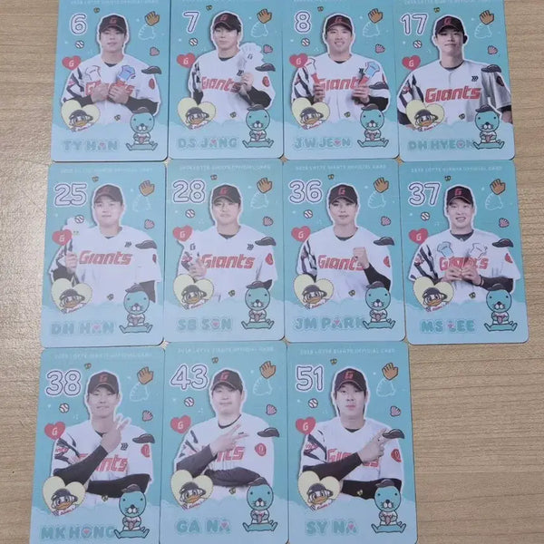 [BUNJANG] Lotte Giants Bonobono Photocard / 롯데 자이언츠 보노보노 포토카드