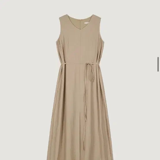 [BUNJANG] YUMER HERRA Sleeveless Dress Beige / 유메르 헤라 슬리브리스 원피스 베이지 시에포유온