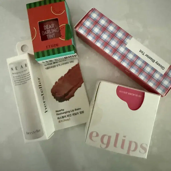 [BUNJANG] Etude House, Hue:styler, Eglips, Too Cool For School Tint & Lip Balm Bundle / 틴트 및 립밤 판매해요