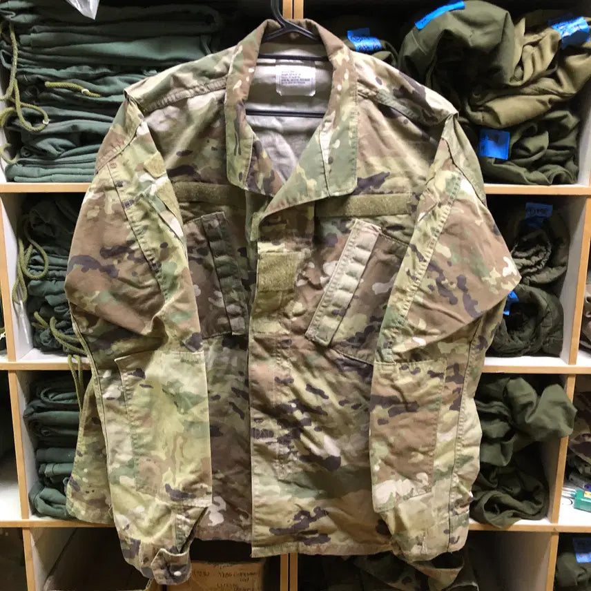 [BUNJANG] US Army OCP MultiCam ACU Combat Uniform Jacket (Medium-Short) / 택없는 새상품[미군 정품] 오리지널 OCP 멀티캠 ACU 전투복 상의 (M-S) 55