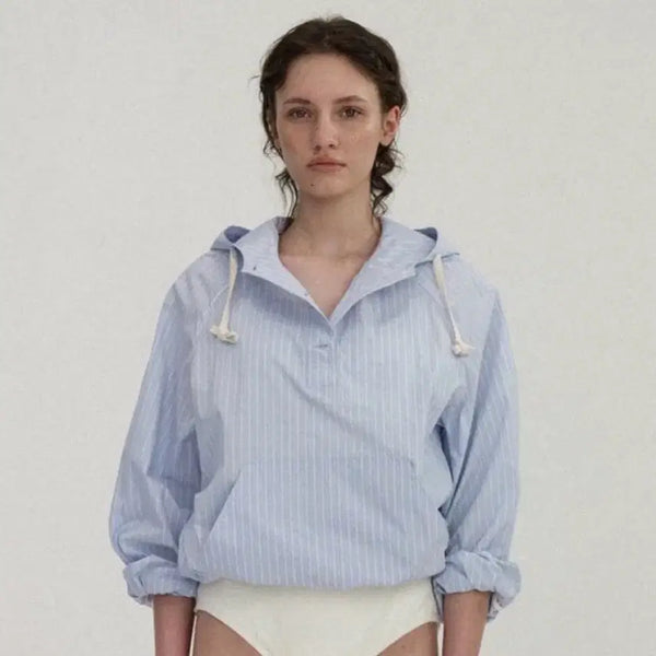 [BUNJANG] Nothing Written Stripe Anorak / 낫띵리튼 스트라이프 아노락