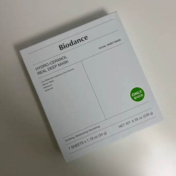 [BUNJANG] Biodance Hydro Ceranol Real Deep Mask 7 Sheets (Sealed) / (미개봉) 바이오던스 하이드로 세라놀 리얼 딥 마스크 7매