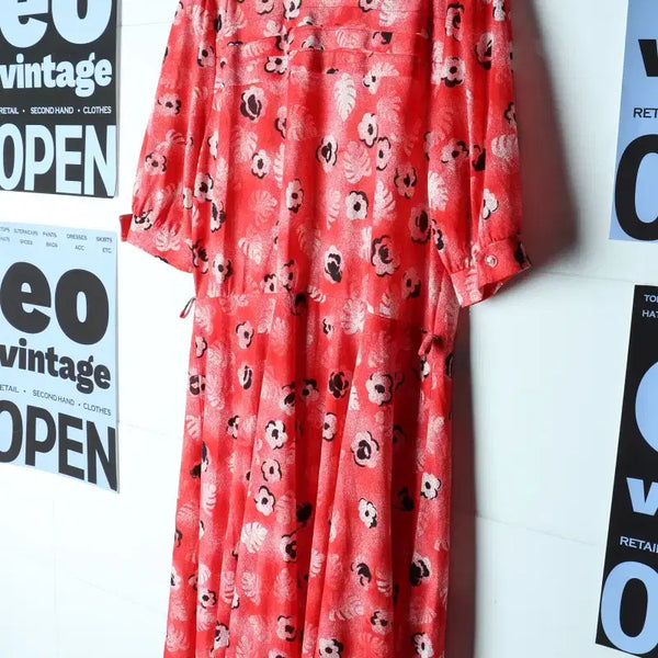 [BUNJANG] Vintage Dress / W(F) 브랜드빈티지 드레스 원피스 80S년대 프랑스 핑크-H35819