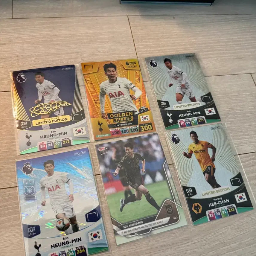 [BUNJANG] Panini Son Heung-min Autograph & Limited Edition Football Cards Bundle / 파니니 축구카드 손흥민 1+1 이벤트!!!