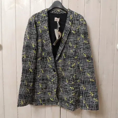[BUNJANG] Elegant Shawl Collar Single-Button Vintage Jacket / 패턴 멋진 빈티지 쟈켓  / 텝 가격 32만원