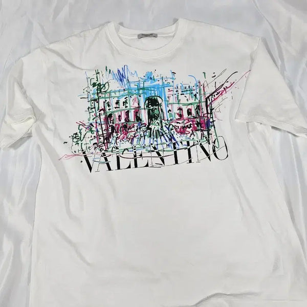 [BUNJANG] Valentino Roman Sketch T-Shirt / 발렌티노로만스케치반팔